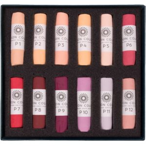 Open box of Portrait 1-12 Soft Pastel Set.